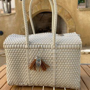 Peli Closed Top Satchel Handbag Handmade Artisan